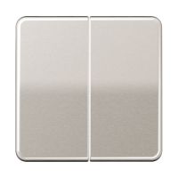 Klavišas dvigubam jungikliui platinos spalvos CD - JUNG CD595PT