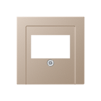 Dangtelis TAE/USB lizdui šampano spalvos A - JUNG A569PLTCH