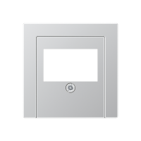 Dangtelis TAE/USB lizdui aliuminio spalvos A - JUNG A569PLTAL