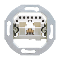 Lizdas telefono potinkinis viengubas UAE1x8P Kat.3 13010407 - JUNG UAE8UPO