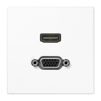 Lizdas potinkinis baltas HDMI/VGA LS - JUNG MALS1173WW