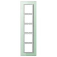 Rėmelis penkiagubas stiklinis LS - JUNG LSP985GLAS