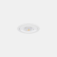 Šviestuvas downlight SIA LENS WALL WASHER TRIM 17.7W LED WARM-WHITE 3000K CRI 80 62.8º ON-OFF White/white, Transparent