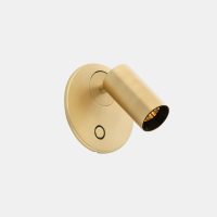 Sieninis šviestuvas  CHIC LED 3W 2700K MATTE GOLD 200LM