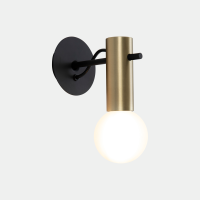 Sieninis šviestuvas NUDE E27 15W MATTE GOLD