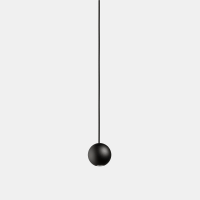 Pakabinamas šviestuvas PUNTO SINGLE SURFACE LED 5W 3000K BLACK 329LM