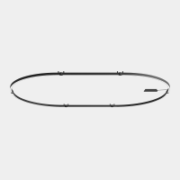 Linijinė apšvietimo sistema APEX_OVAL_AW19_21 84W LED NEUTRAL-WHITE 4000K CRI 95 ON-O  White, Opal
