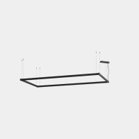 Linijinė apšvietimo sistema APEX_RECTANGULAR_AW28_29_31_32 108W LED WARM-WHITE 3000K   White, Negre