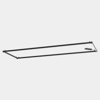 Linijinė apšvietimo sistema APEX_RECTANGULAR_AW28_29_31_32 144W LED WARM-WHITE 2700K   Black, Negre