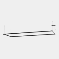 Linijinė apšvietimo sistema APEX_RECTANGULAR_AW28_29_31_32 144W LED WARM-WHITE 3000K   White, Negre